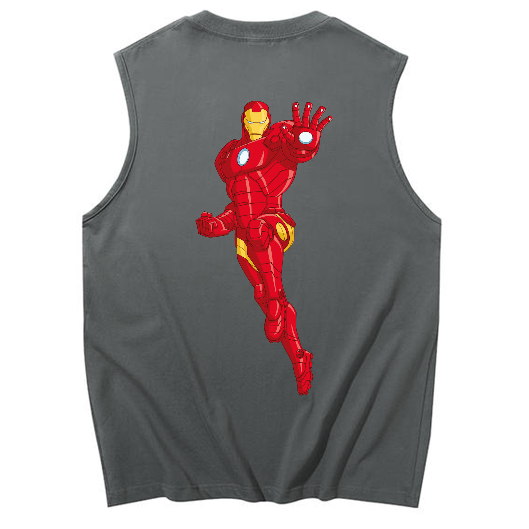 （画像用） アベンジャーズ The Avengers コットン100％タンクトップ（背面プリント）